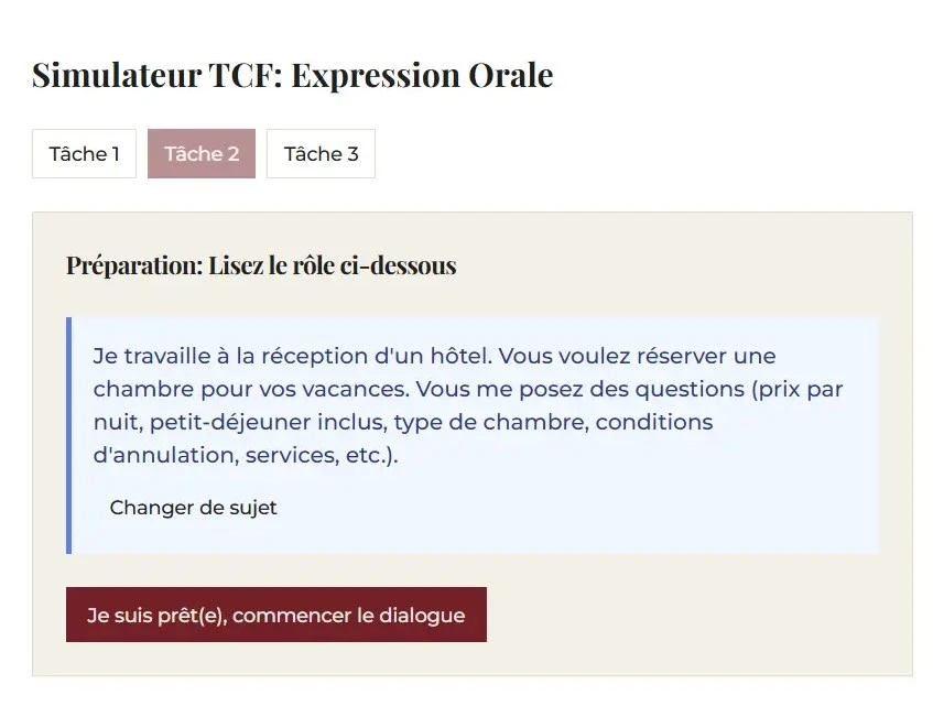 Treino de expressão a qualquer hora